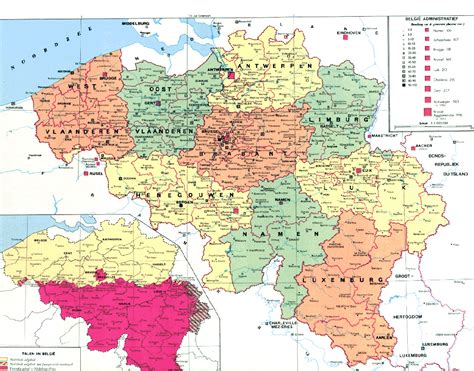 administrativno territorialnaya karta belgii administrativnaya karta belgii na angliyskom