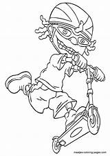 Rocket Power Coloring Pages Browser Window Print sketch template