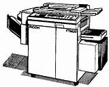 Machine Copy Clipart Clip Copier Cliparts Funny Library Fax Copies sketch template