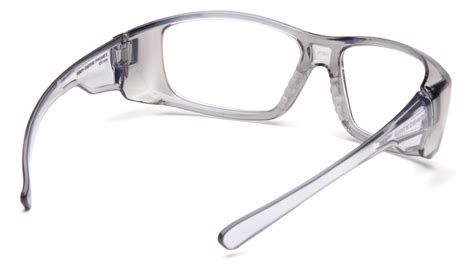 clear lens with translucent gray frame pyramex safety