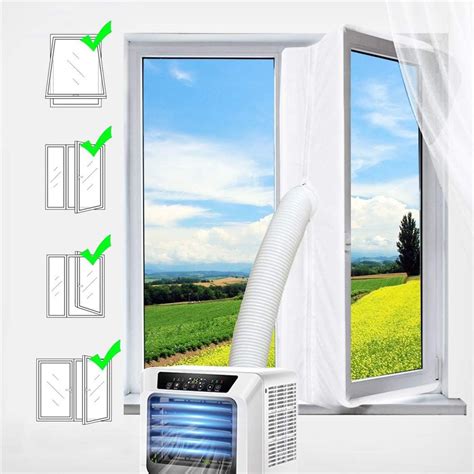 amazoncom saiven cm window seal  portable air conditioner window kitportable ac window