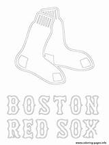 Coloring Sox Pages Red Boston Bruins Logo Getcolorings Color Getdrawings Colorings sketch template