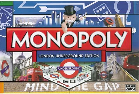 Winning Moves London Underground Monopoly Board Game Uk