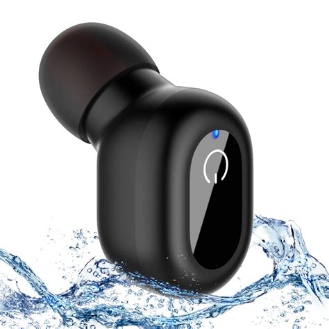 ipx waterproof wireless bluetooth single earbud enhanced comfort earpiece wireless