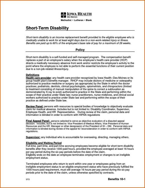 short term disability appeal letter sampletemplatess sampletemplatess