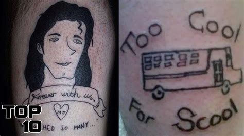 Top 10 Worst Tattoos Ever Part 6 Youtube