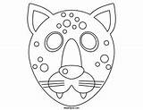Mask Cheetah Printable Jaguar Masks Template Face Color Coloring Kids Maskspot Templates Activities Crafts Craft Lion Pages sketch template