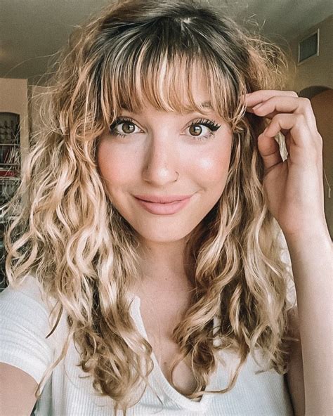 50 Bangs Curly Hairstyles For Any Occasion Look Fashionable Always