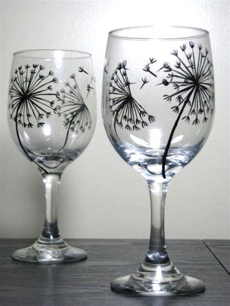 Check Out These Stunning Hand Painted Wine Glasses Diy Ideas
