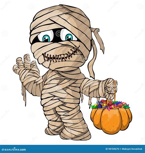 mummy halloween costume stock image cartoondealercom