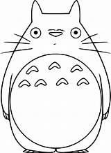 Totoro Imprimer Coloriages sketch template