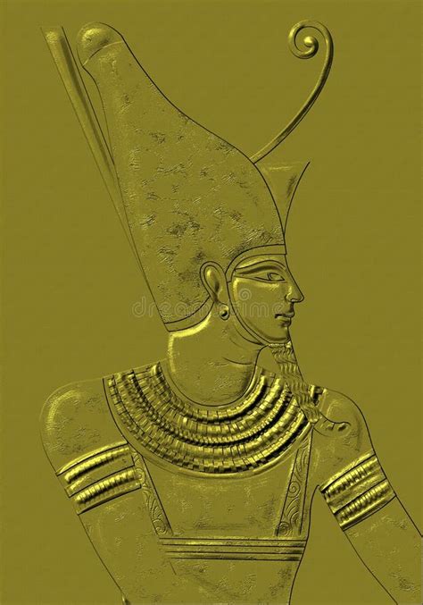 drawing  egyptian god stock illustration illustration  collar