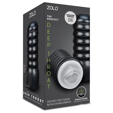 Zolo The Perfect Deep Throat Clear Sex Toys And Adult