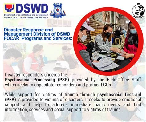 dswd disaster response management bureau operations dswd program