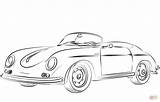 Porsche Cabrio Ausmalbilder Oldtimer Ausdrucken Ausmalbild Stampare Automobili sketch template