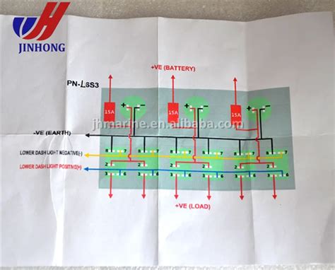 promote    volt  pin rocker switch wiring diagram  volt marine switches wiring