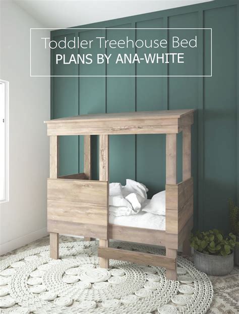 toddler treehouse bed ana white