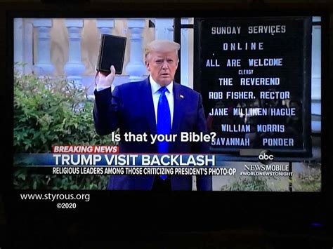 styrous viewfinder donald trump    words    bible