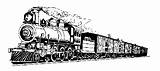 Train Steam Clipart Trains Clip Old Locomotive Coloring Pages Freight Museum Drawing Boy Cliparts Passenger Clipartcow Big Wheeler Crafts Clipground sketch template