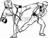 Sparring Designlooter Karate Kyokushinkai sketch template