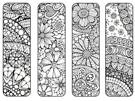 coloring bookmarks bookmark coloring pages  printable bookmarks