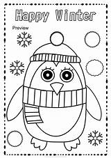 Coloring Pages Winter Worksheets Preschool Activity Color Activities Fun Happy Crafts School Work Teacherspayteachers Includes Different Use These Montessori sketch template