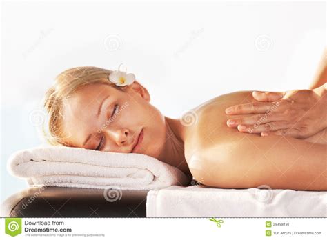 Unwinding Massage Therapy Stock Image Image Of Life
