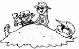 Coloring Beach Vacation Summer Sand Pages Family Fun Pic sketch template