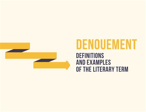 denouement definition  examples   literary term literary