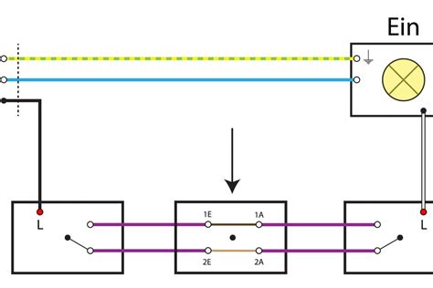 wechselschaltung  schalter  lampe wiring diagram