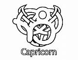 Capricorn Coloring Pages Getcolorings Celtic sketch template