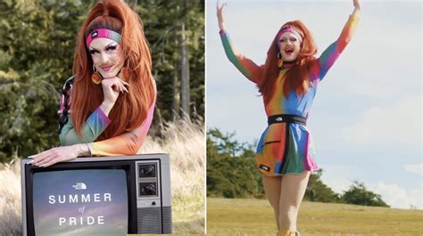 north face introduces drag queen ad inviting customers     summer  pride