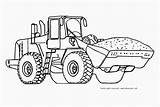 Loader Front End Coloring Template Pages Drawing sketch template