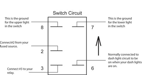 illuminated  pin rocker switch wiring diagram