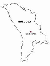 Moldavia Colorear Moldova Disegno Egipto Bandera Laminas Nazioni Moldavien Landkarte sketch template