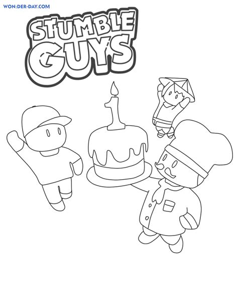stumble guys coloring pages artofit
