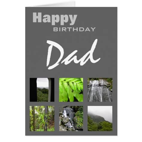 happy birthday dad photo template card zazzle