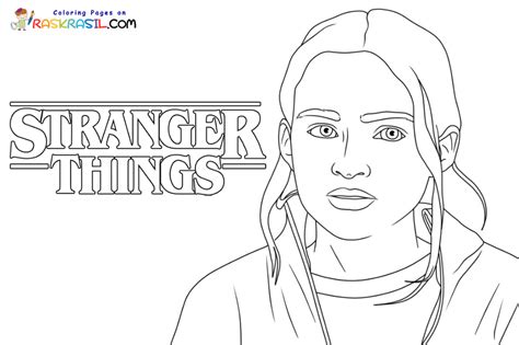 stranger  coloring pages printable printable templates