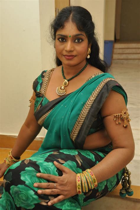 supporting actress jayavani hot stills in saree hq tollywood one blog