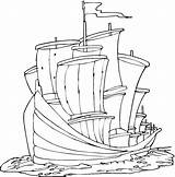 Barche Navi sketch template
