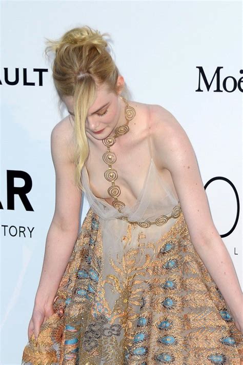 elle fanning nip slip and upskirt collection scandal planet