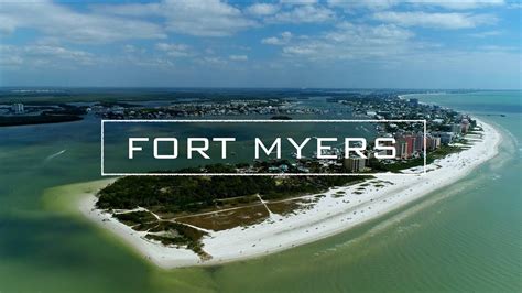 fort myers fort myers beach florida  drone video youtube