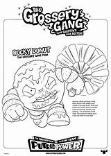 Gang Coloring Grossery Rocky Pages Gross Getcolorings Color Printable Getdrawings sketch template