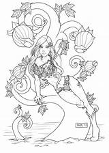 Ivy Poison Coloring Pages Adult Harley Quinn Sexy Printable Adults Color Fairy Template Print Deviantart Tash Sketch Books Kids Getcolorings sketch template