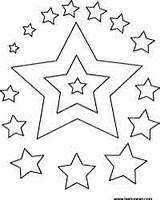 Coloring Star Shapes Stars Worksheet Shape Printable Pages sketch template