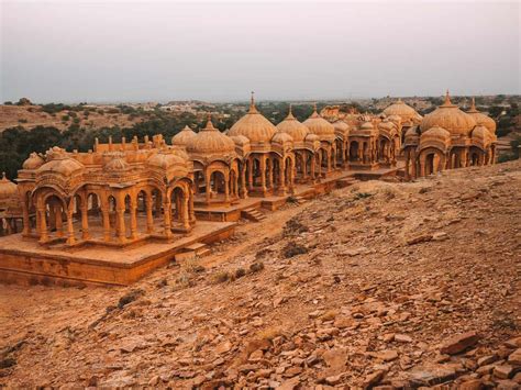 bada bagh  jaisalmer  ultimate guide  visiting  golden cenotaphs