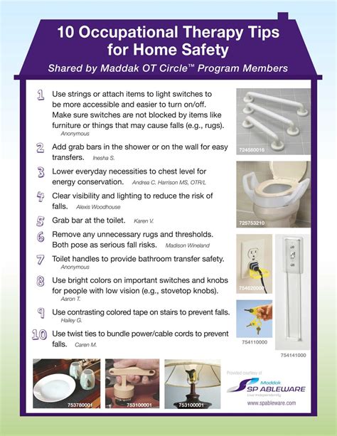 occupational therapy tips  home safety  sp scienceware issuu