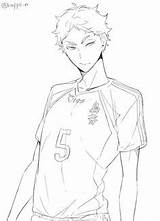 Haikyuu Coloring Crafter sketch template