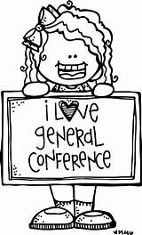 Conference General Clipart Lds Coloring Pages Melonheadz Primary Activities Kids Clip Illustrating Sheets Time Church Just Children Visit Cliparts School sketch template
