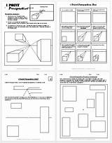 Perspective Zentralperspektive Boxes Perspektive Indulgy sketch template